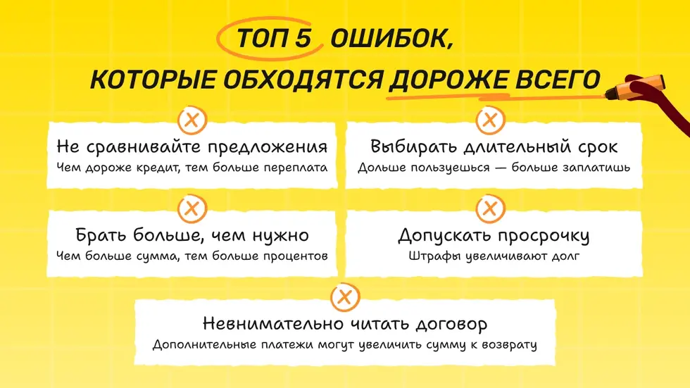 Топ-5 ошибок, которые обходятся дороже всего